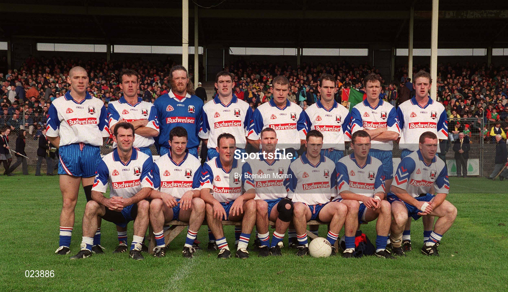 29 May 1999; The New York team before the Bank of Ireland Connacht Senior Football Championship Quarter-Final match between Mayo and New York at MacHale Park in Castlebar, Mayo. Photo by Brendan Moran/Sportsfile