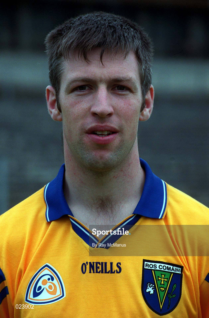 27 May 1999; Nigel Dineen during a Roscommon Football squad portraits session at Dr Hyde Park in Roscommon. Photo by Ray McManus/Sportsfile