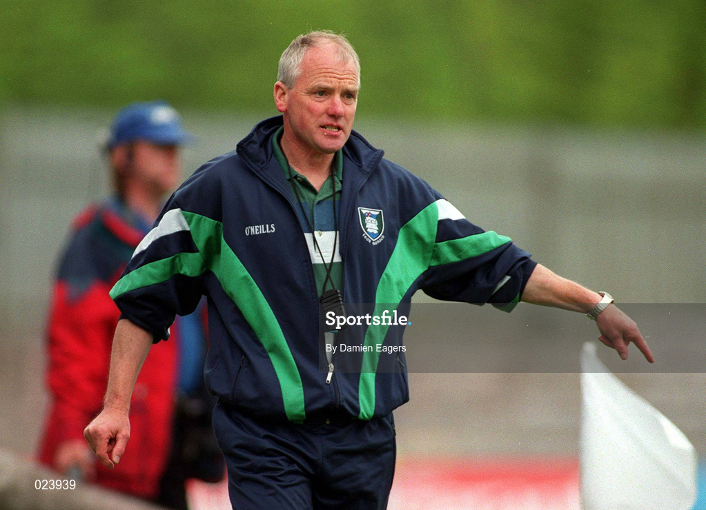 30 May 1999; Fermanagh manager Pat King during the Bank of Ireland Ulster Senior Football Championship Preliminary Round match between Monaghan and Fermanagh at St Tiernach's Park in Clones, Monaghan. Photo by Damien Eagers/Sportsfile