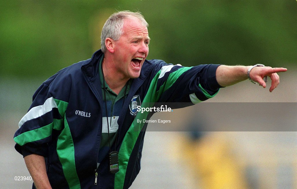 30 May 1999; Fermanagh manager Pat King during the Bank of Ireland Ulster Senior Football Championship Preliminary Round match between Monaghan and Fermanagh at St Tiernach's Park in Clones, Monaghan. Photo by Damien Eagers/Sportsfile