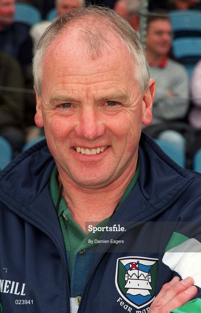 30 May 1999; Fermanagh Manager Pat King before the Bank of Ireland Ulster Senior Football Championship Preliminary Round match between Monaghan and Fermanagh at St Tiernach's Park in Clones, Monaghan. Photo by Damien Eagers/Sportsfile