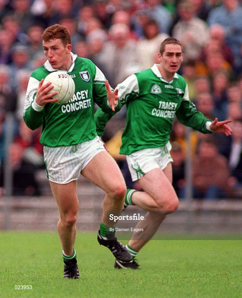 30 May 1999; Paul Brewster of Fermanagh during the Bank of Ireland Ulster Senior Football Championship Preliminary Round match between Monaghan and Fermanagh at St Tiernach's Park in Clones, Monaghan. Photo by Damien Eagers/Sportsfile