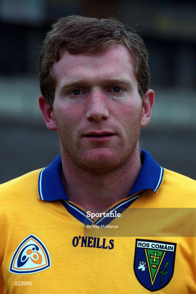 27 May 1999; Ronan Owens during a Roscommon Football squad portraits session at Dr Hyde Park in Roscommon. Photo by Ray McManus/Sportsfile