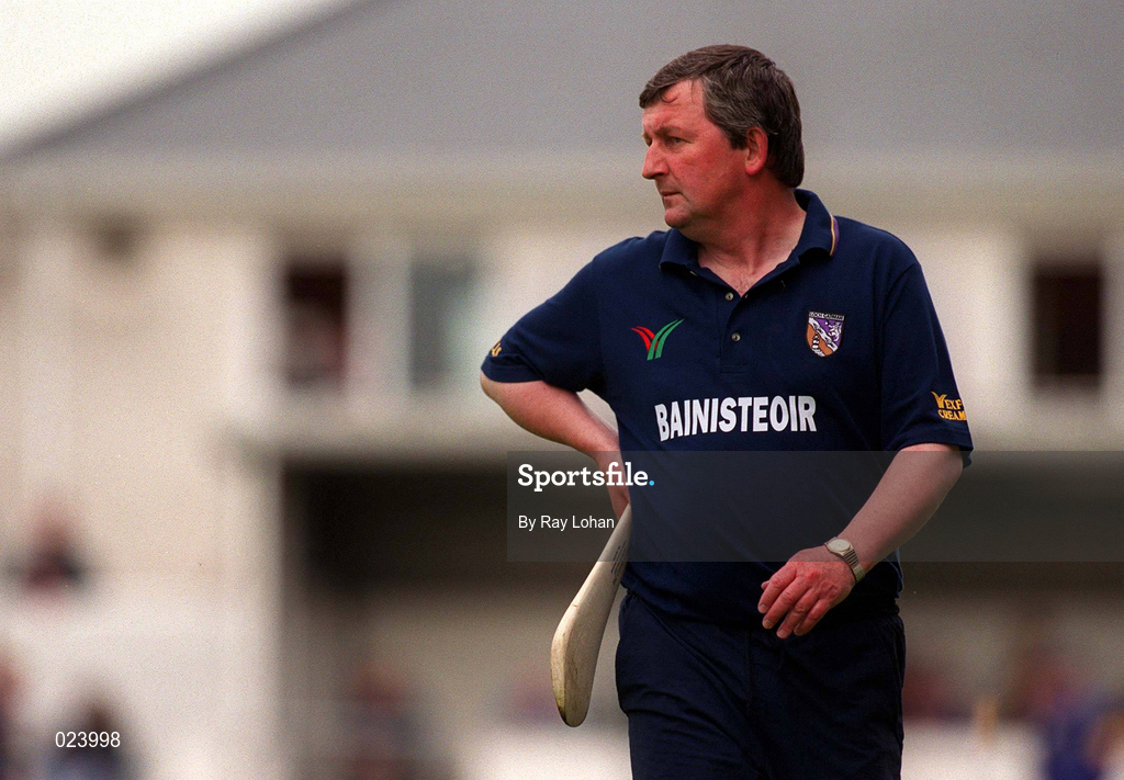 30 May 1999; Wexford manager Rory Kinsella during the Guinness Leinster Senior Hurling Championship Quarter-Final match between Dublin and Wexford at Nowlan Park in Kilkenny. Photo by Ray Lohan/Sportsfile