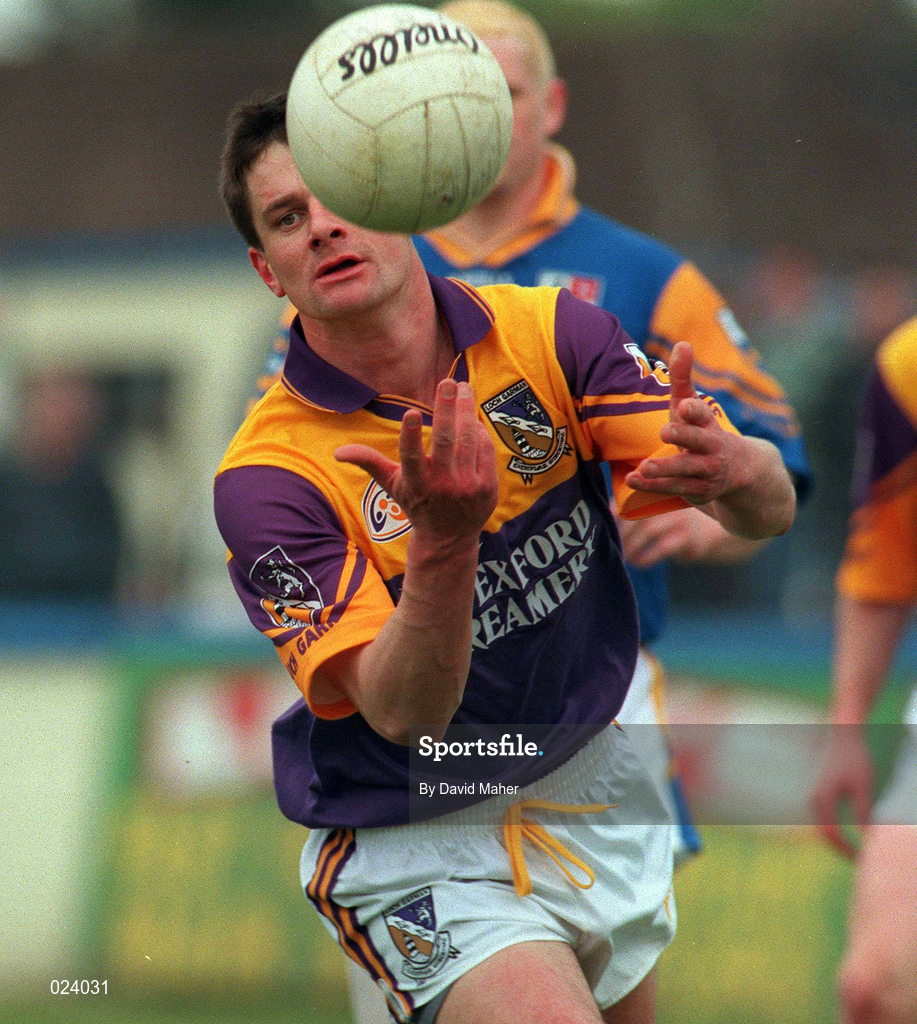 16 May 1999; Seán O'Shaughnessy of Wexford during the Bank of Ireland Leinster Senior Football Championship Preliminary Round Replay match between Longford and Wexford at Pearse Park in Longford. Photo by David Maher/Sportsfile