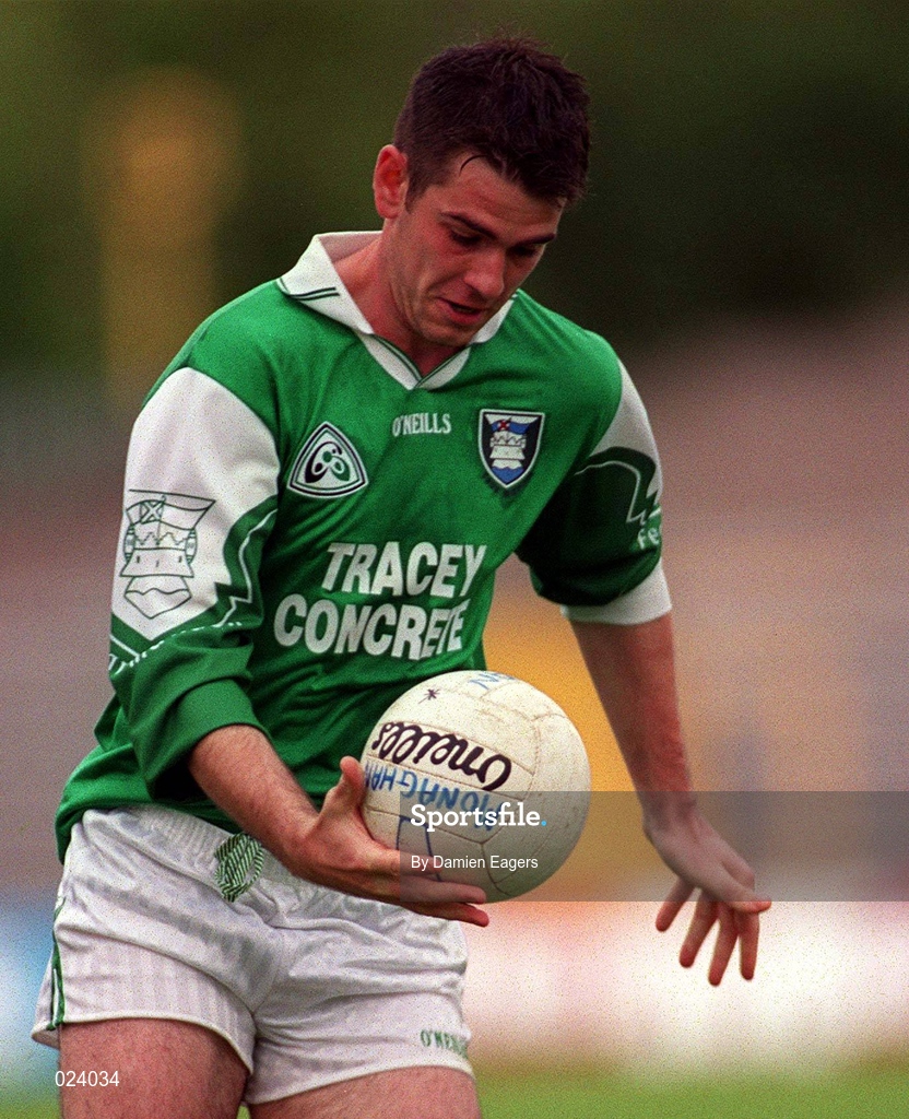30 May 1999; Seán Quinn of Fermanagh during the Bank of Ireland Ulster Senior Football Championship Preliminary Round match between Monaghan and Fermanagh at St Tiernach's Park in Clones, Monaghan. Photo by Damien Eagers/Sportsfile