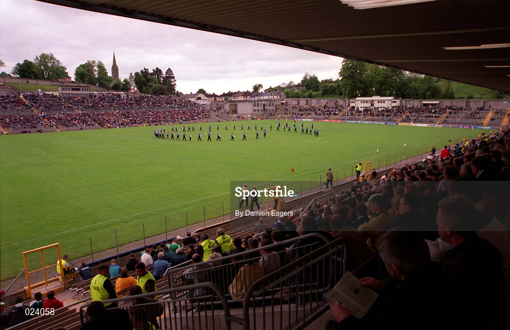 30 May 1999; A general view of St Tiernach's Park before the Bank of Ireland Ulster Senior Football Championship Preliminary Round match between Monaghan and Fermanagh at St Tiernach's Park in Clones, Monaghan. Photo by Damien Eagers/Sportsfile