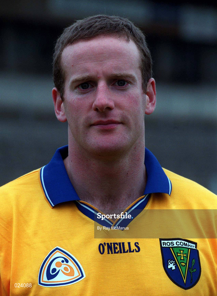 27 May 1999; Tom Ryan during a Roscommon Football squad portraits session at Dr Hyde Park in Roscommon. Photo by Ray McManus/Sportsfile