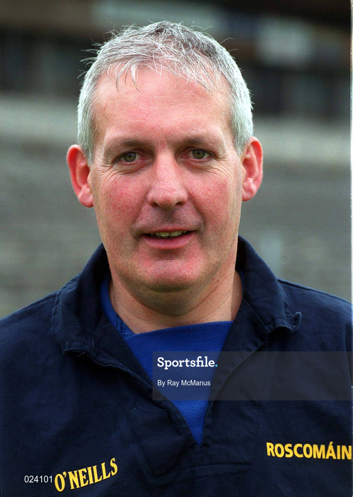 27 May 1999; Tony McManus during a Roscommon Football squad portraits session at Dr Hyde Park in Roscommon. Photo by Ray McManus/Sportsfile