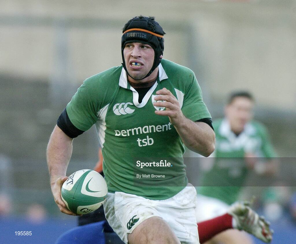 26 November 2005; Denis Leamy, Ireland. permanent tsb International Friendly 2005-2006, Ireland v Romania, Lansdowne Road, Dublin. Picture credit: Matt Browne / SPORTSFILE