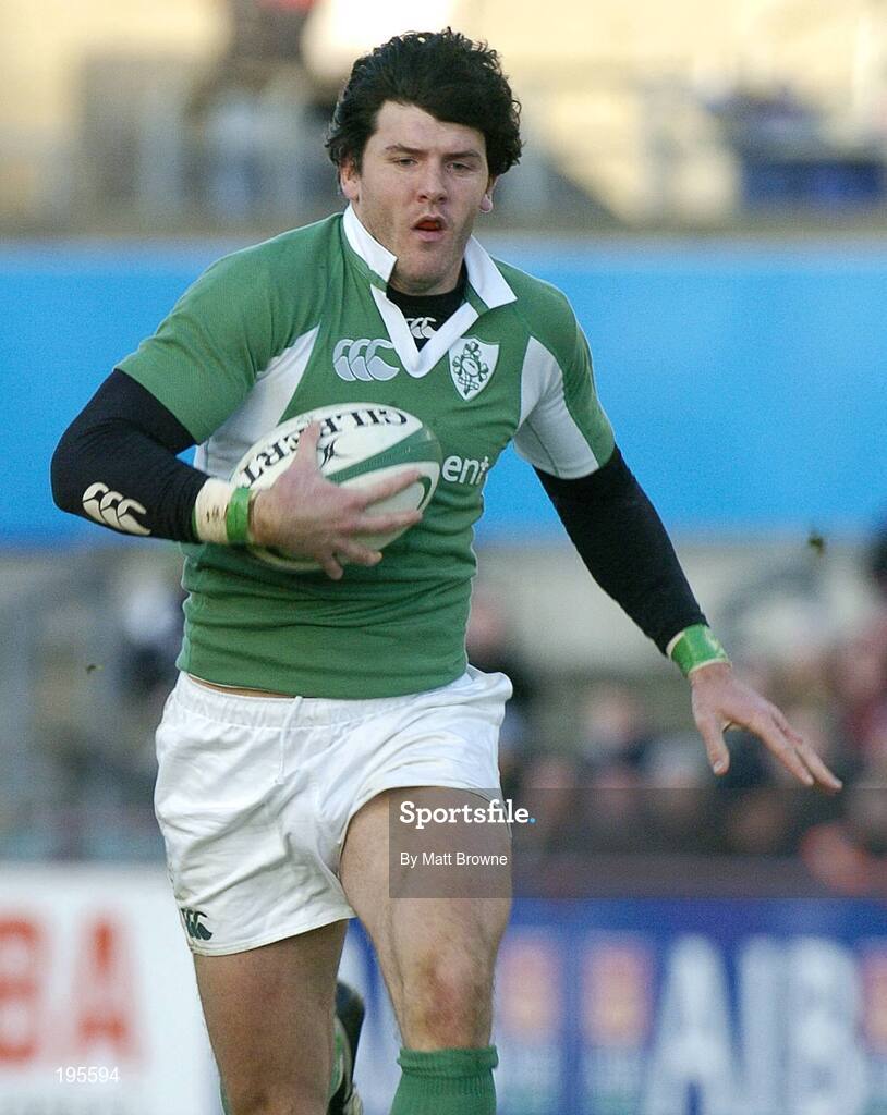 26 November 2005; Shane Horgan, Ireland, in action against Romania. permanent tsb International Friendly 2005-2006, Ireland v Romania, Lansdowne Road, Dublin. Picture credit: Matt Browne / SPORTSFILE