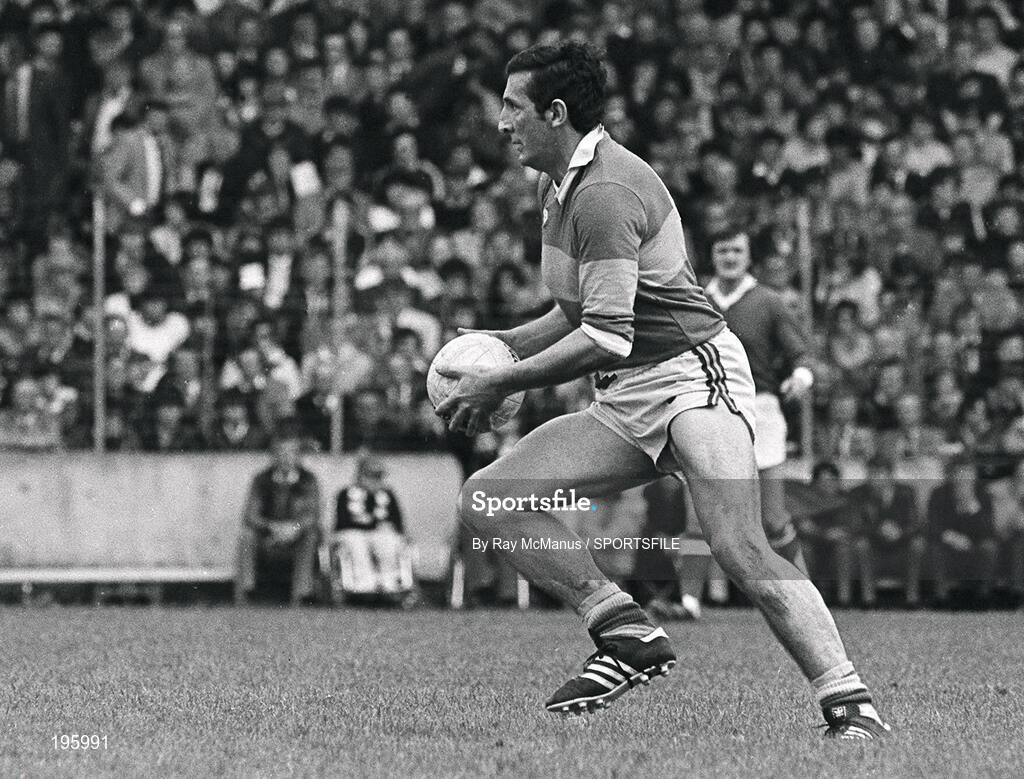 June 1982; Tim Kennelly, Kerry. Munster Football Championship Final, Kerry v Cork, Pairc Ui Chaoimh, Cork. Picture credit; Ray McManus / SPORTSFILE
