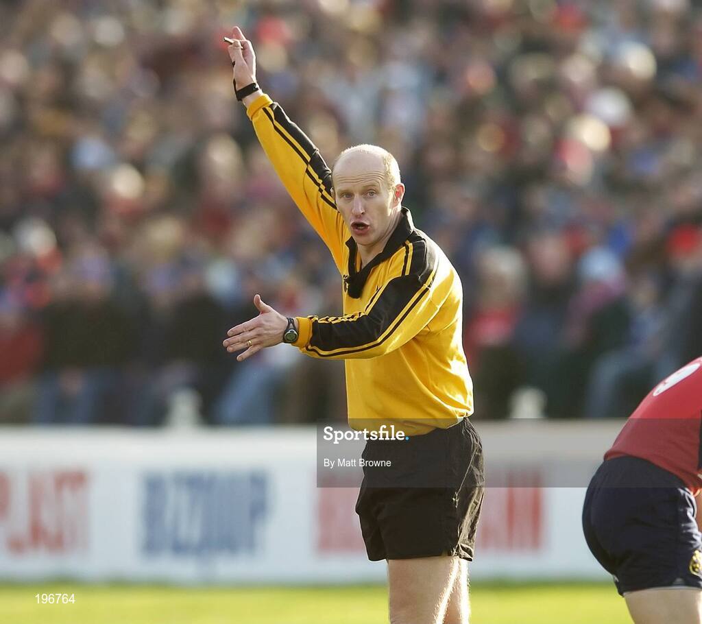 31 December 2005; Ally McKay, Referee. Celtic League 2005-2006, Group A, Leinster v Munster, RDS, Dublin. Picture credit: Matt Browne / SPORTSFILE