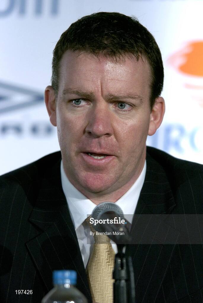 16 January 2006; Alan Kelly, Goalkeeping coach, at an FAI press conference to confirm Steve Staunton's appointment as the new Manager of the Republic of Ireland Senior International Soccer Team. Mansion House, Dublin. Picture credit: Brendan Moran / SPORTSFILE
