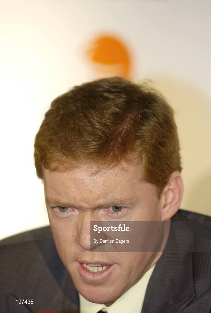 16 January 2006; Steve Staunton at an FAI press conference to confirm his appointment as the new Manager of the Republic of Ireland Senior International Soccer Team. Mansion House, Dublin. Picture credit: Damien Eagers / SPORTSFILE