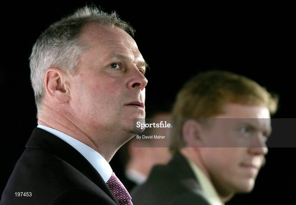 16 January 2006; Kevin McDonald, team coach, with Steve Staunton, at an FAI press conference to confirm Staunton's appointment as the new Manager of the Republic of Ireland Senior International Soccer Team. Mansion House, Dublin. Picture credit: David Maher / SPORTSFILE