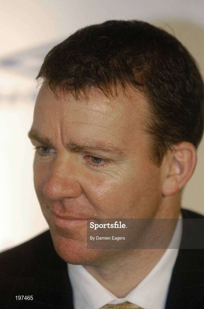 16 January 2006; Alan Kelly, goalkeeping coach at an FAI press conference to confirm the appointment of Steve Staunton as the new Manager of the Republic of Ireland Senior International Soccer Team. Mansion House, Dublin. Picture credit: Damien Eagers / SPORTSFILE