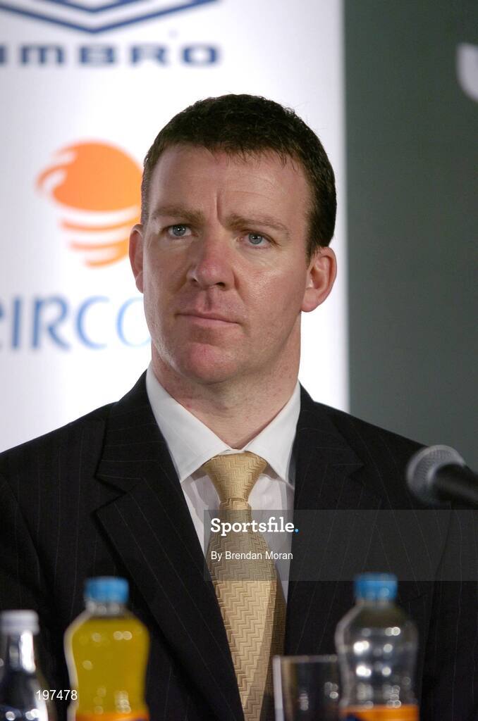16 January 2006; Alan Kelly, goalkeeping coach, at an FAI press conference to confirm Steve Staunton's appointment as the new Manager of the Republic of Ireland Senior International Soccer Team. Mansion House, Dublin. Picture credit: Brendan Moran / SPORTSFILE