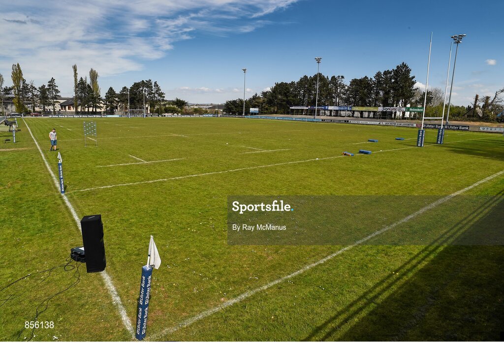19 April 2014;  A general view of the Garryowen RFC pitch. Ulster Bank League Division 1A, Garryowen v Old Belvedere, Garryowen RFC, Dooradoyle, Co. Limerick. Picture credit: Ray McManus / SPORTSFILE