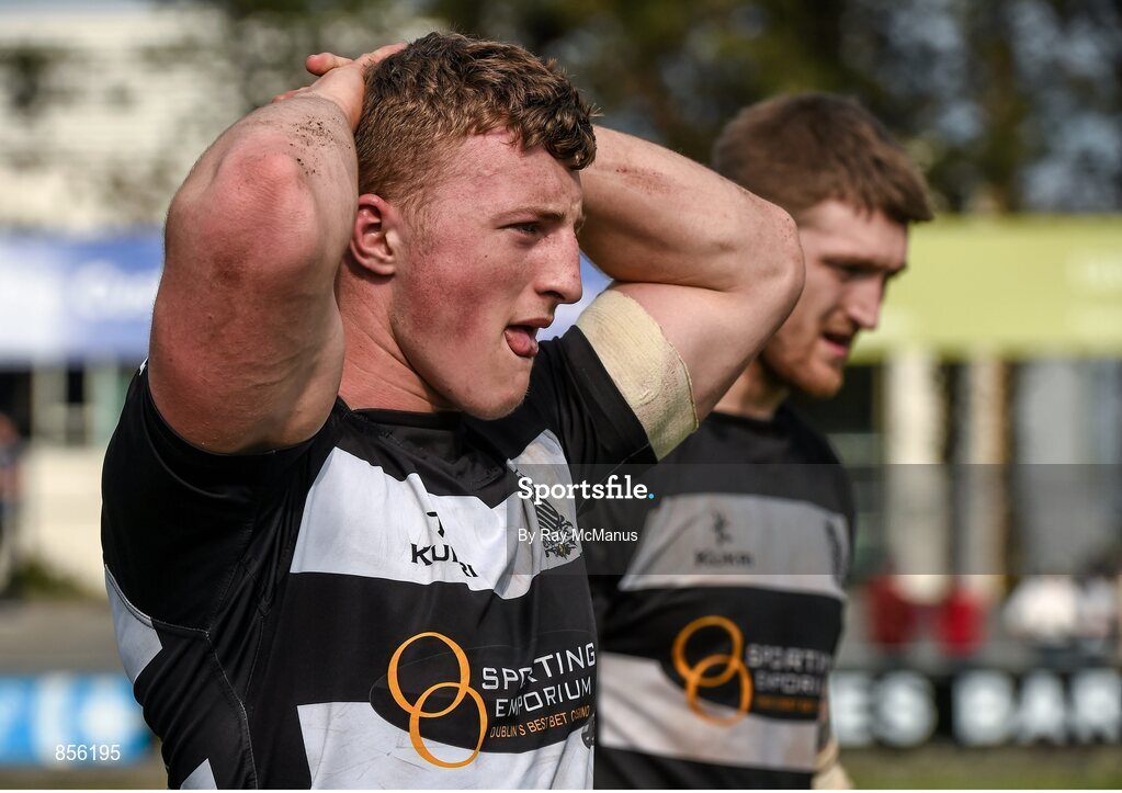 19 April 2014; Peter Robb, Old Belvedere, after the match. Ulster Bank League Division 1A, Garryowen v Old Belvedere, Dooradoyle, Limerick. Picture credit: Ray McManus / SPORTSFILE