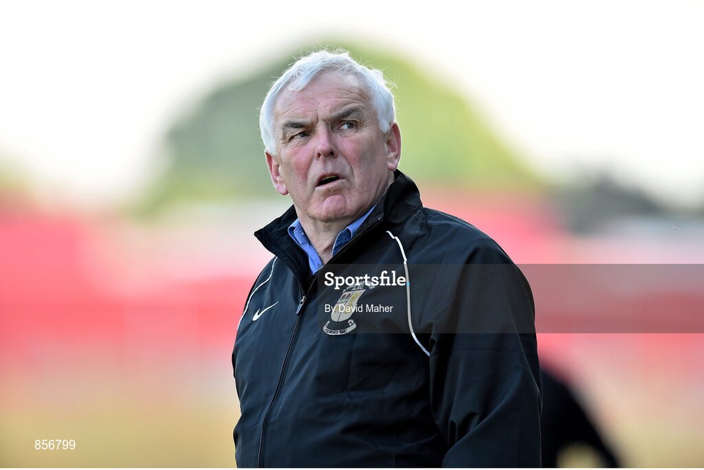 21 April 2014; Athlone Town manager Mick Cooke. Airtricity League Premier Division, Athlone Town v Dundalk, Athlone Town Stadium, Athlone, Co. Westmeath. Picture credit: David Maher / SPORTSFILE
