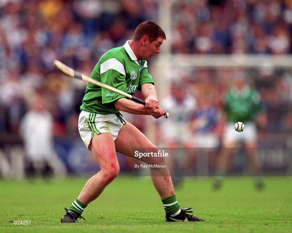 30 May 1999; Ciaran Carey of Limerick during the Guinness Munster Senior Hurling Championship quarter-final match between Limerick and Waterford at Páirc Uí Chaoimh in Cork. Photo by Ray McManus/Sportsfile