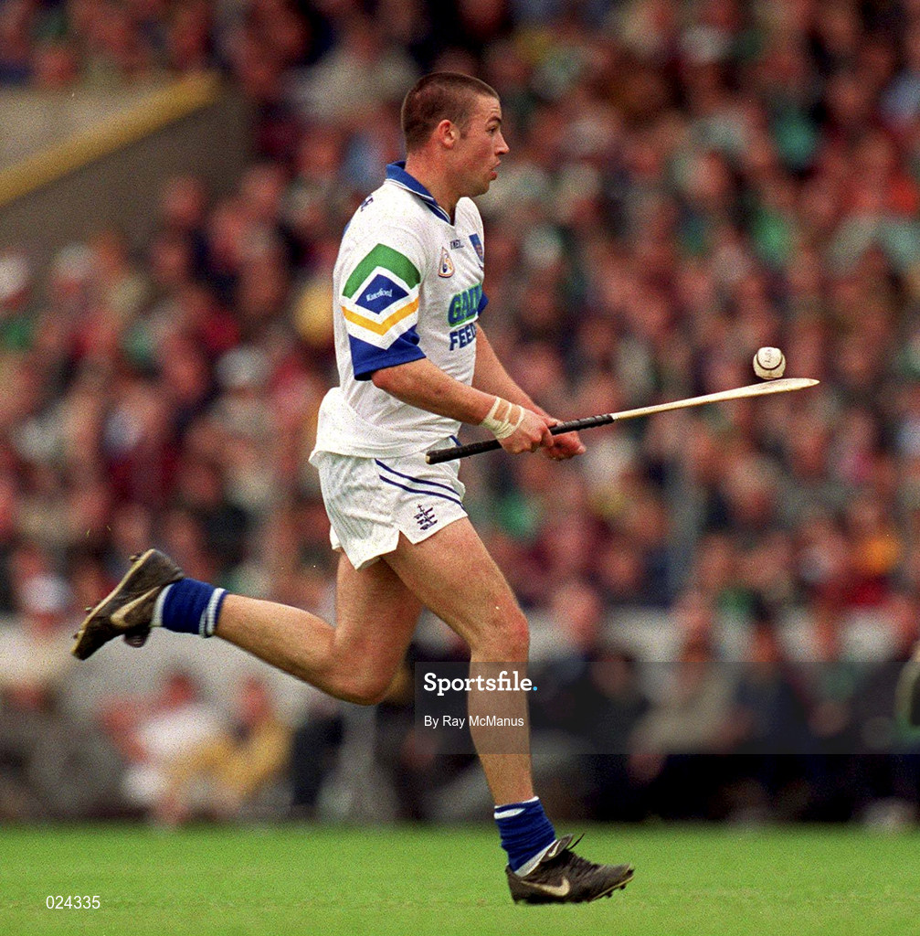 30 May 1999; Dan Shanahan of Waterford during the Guinness Munster Senior Hurling Championship quarter-final match between Limerick and Waterford at Páirc Uí Chaoimh in Cork. Photo by Ray McManus/Sportsfile