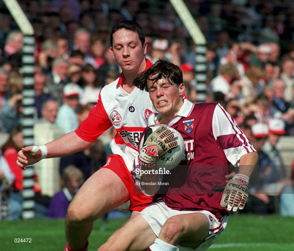 17 September 1995; Fergal Murray of Westmeath during the All-Ireland Minor Football Championship Final match between Derry and Westmeath at Croke Park in Dublin. Photo by Brendan Moran/Sportsfile