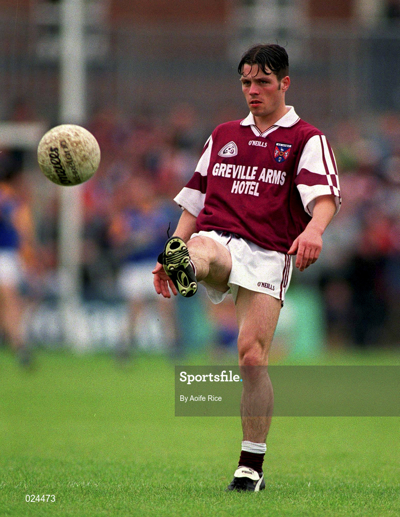 30 May 1999; Fergal Murray of Westmeath during the Bank of Ireland Leinster Senior Football Championship 2nd Preliminary Round match between Westmeath and Longford at Cusack Park in Mullingar, Westmeath. Photo by Aoife Rice/Sportsfile