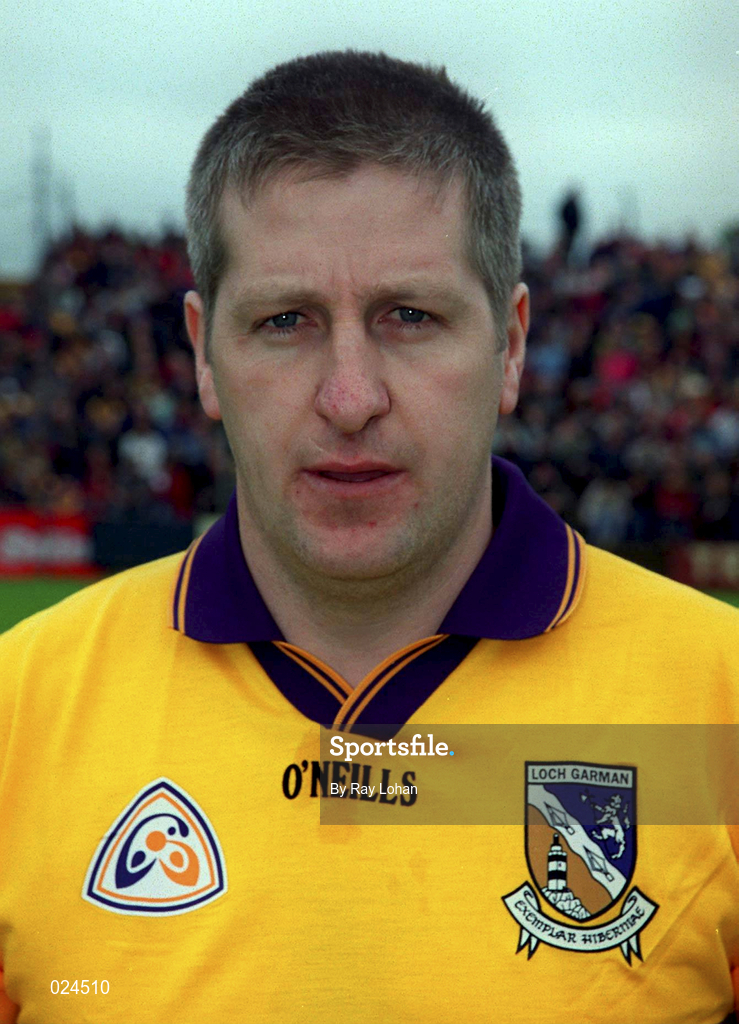 30 May 1999; Ger Cush of Wexford ahead of the Guinness Leinster Senior Hurling Championship quarter-final match between Dublin and Wexford at Nowlan Park in Kilkenny. Photo by Ray Lohan/Sportsfile