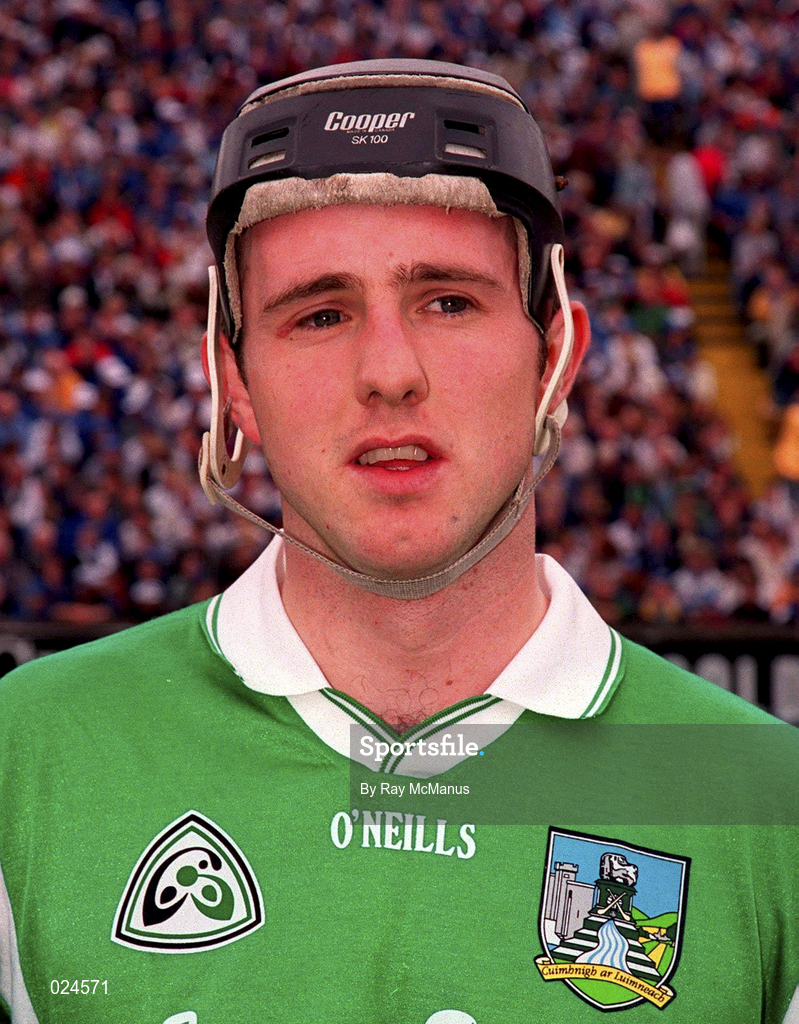 30 May 1999; James Moran of Limerick ahead of the Guinness Munster Senior Hurling Championship quarter-final match between Limerick and Waterford at Páirc Uí Chaoimh in Cork. Photo by Ray McManus/Sportsfile