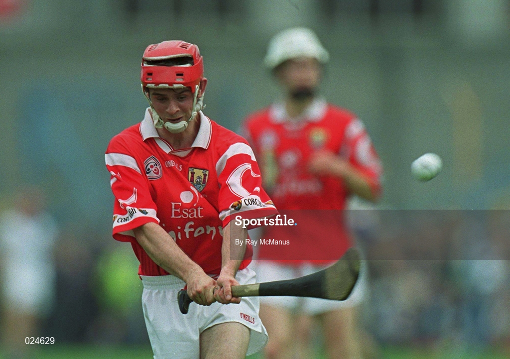 13 June 1999; Sean McGrath of Cork during the Guinness Munster Senior Hurling Championship semi-final match between Cork and Waterford at Semple Stadium in Thurles, Tipperary. Photo by Ray McManus/Sportsfile