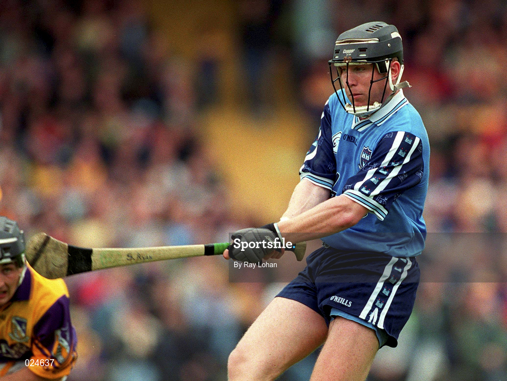 30 May 1999; Shane Ryan of Dublin during the Guinness Leinster Senior Hurling Championship quarter-final match between Dublin and Wexford at Nowlan Park in Kilkenny. Photo by Ray Lohan/Sportsfile