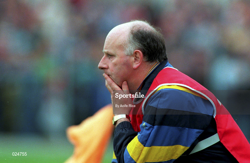 30 May 1999; Longford manager Michael McCormack during the Bank of Ireland Leinster Senior Football Championship 2nd Preliminary Round match between Westmeath and Longford at Cusack Park in Mullingar, Westmeath. Photo by Aoife Rice/Sportsfile