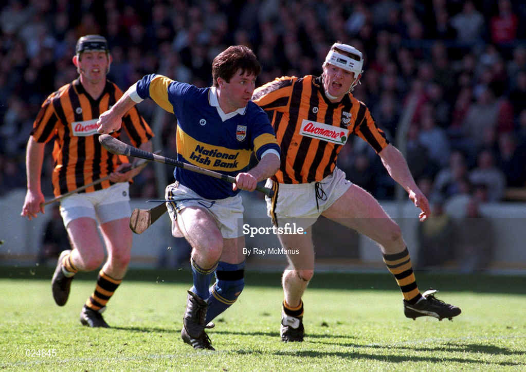 10 April 1994; Pat Fox of Tipperary during the Church & General National Hurling League quarter-final match between Kilkenny and Tipperary at Croke Park in Dublin. Photo by Ray McManus/Sportsfile