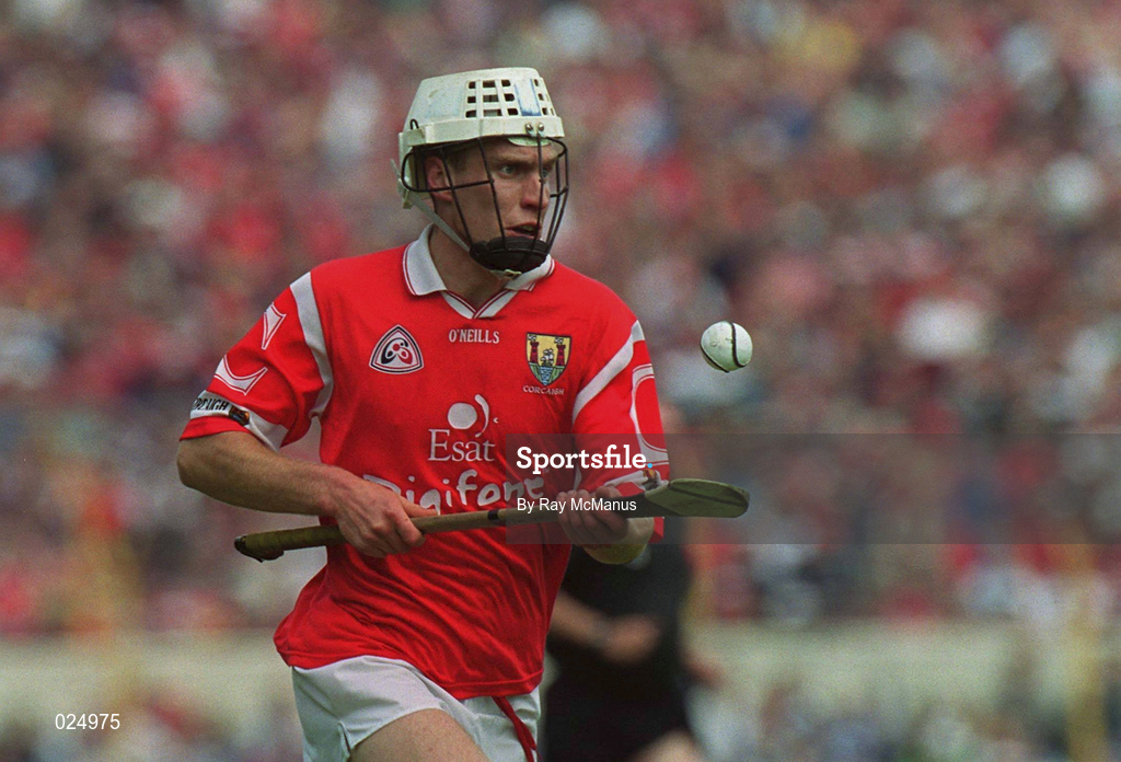 13 June 1999; Timmy McCarthy of Cork during the Guinness Munster Senior Hurling Championship semi-final match between Cork and Waterford at Semple Stadium in Thurles, Tipperary. Photo by Ray McManus/Sportsfile