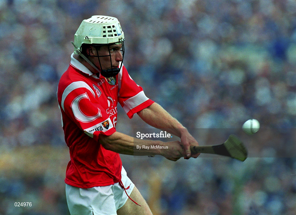 13 June 1999; Timmy McCarthy of Cork during the Guinness Munster Senior Hurling Championship semi-final match between Cork and Waterford at Semple Stadium in Thurles, Tipperary. Photo by Ray McManus/Sportsfile