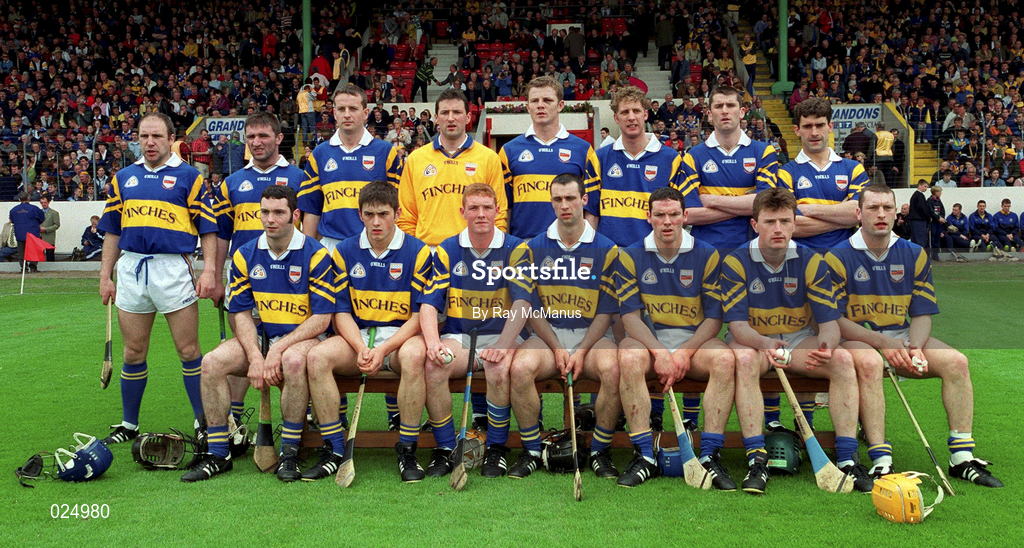12 June 1999; The Tipperary team ahead of the Guinness Munster Senior Hurling Championship semi-final replay match between Clare and Tipperary at Páirc Uí Chaoimh in Cork. Photo by Ray McManus/Sportsfile