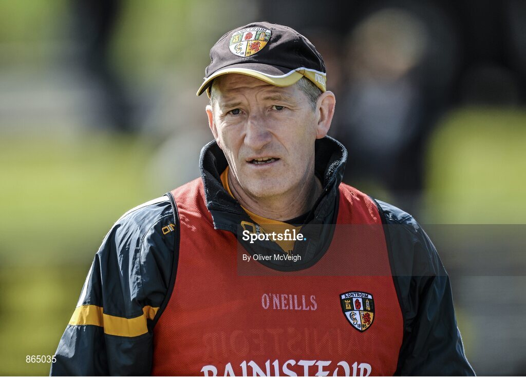 11 May 2014; Kevin Ryan, Antrim manager. GAA All-Ireland Senior Hurling Championship Qualifier Group, Round 3, Antrim v London, Ballycastle, Co. Antrim. Picture credit: Oliver McVeigh / SPORTSFILE