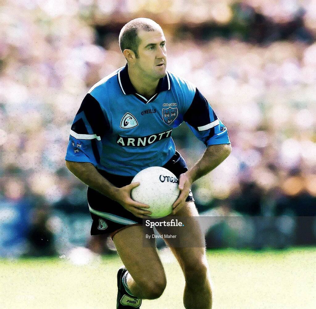 15 June 1997 Paul Clarke of Dublin during the Leinster Football Championship match between Dublin and Meath at Croke Park in Dublin. Photo by David Maher / SPORTSFILE.