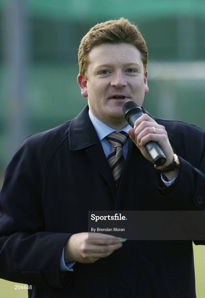 19 March 2006; Paul Varian, Chief Executive, Irish Hockey Association. Irish Men's Senior Cup Final, Cork Harlequins v Lisnagarvey, Belfield, UCD, Dublin. Picture credit: Brendan Moran / SPORTSFILE