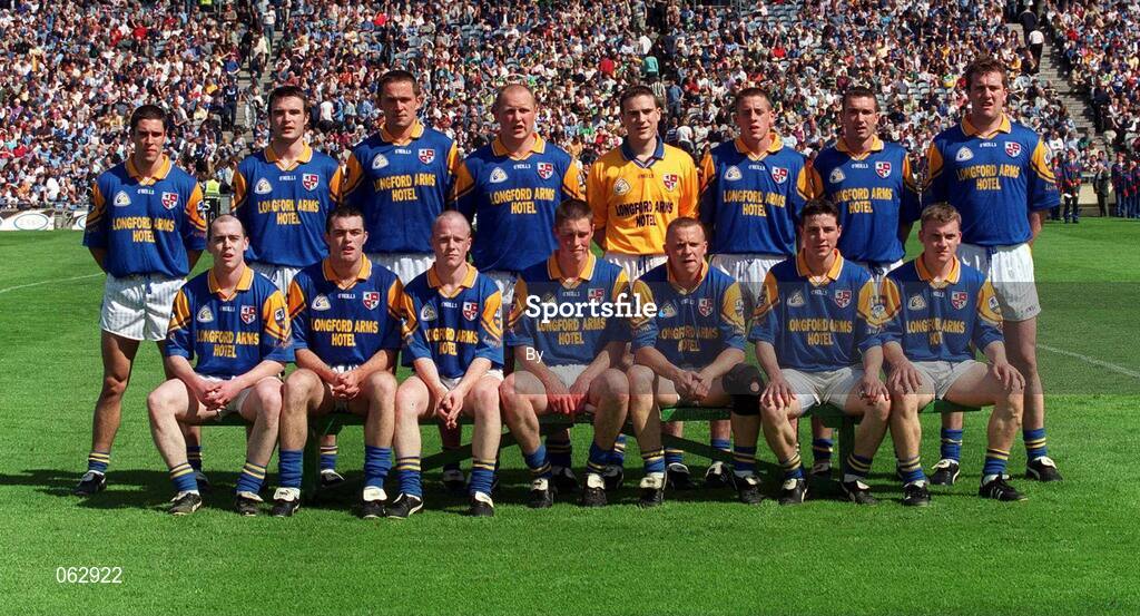 27 May 2001; The Longford team, Dublin v Longford, Leinster Senior Football Championship, Croke Park, Dublin. Picture credit; Brendan Moran / SPORTSFILE