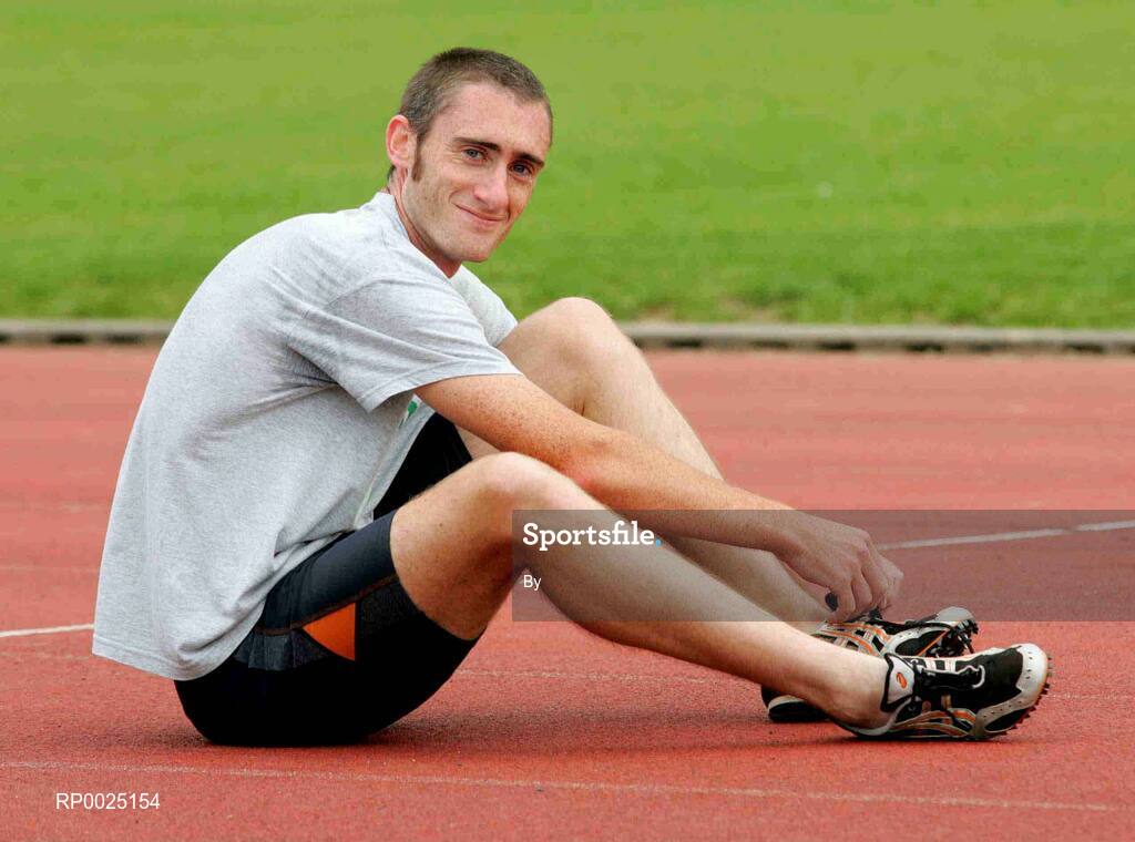 29 March 2006; Paralympic athlete Derek Malone, from Clare, who was crowned World Champion in the 400m (36/38 class) at the International Paralympic Committee World Indoor Championships in Bollnas, Sweden. Issued by SPORTSFILE on behalf of the Irish Sports Council