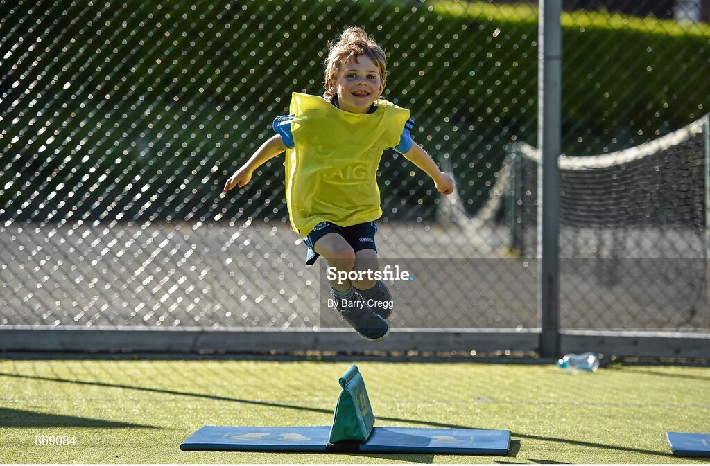21 May 2014; Fionn Murphy, age 6, from Raheny, Dublin, in attendance at a Forest Feast Little Athletics Jamboree. Manor House School, Raheny, Dublin. Picture credit: Barry Cregg / SPORTSFILE