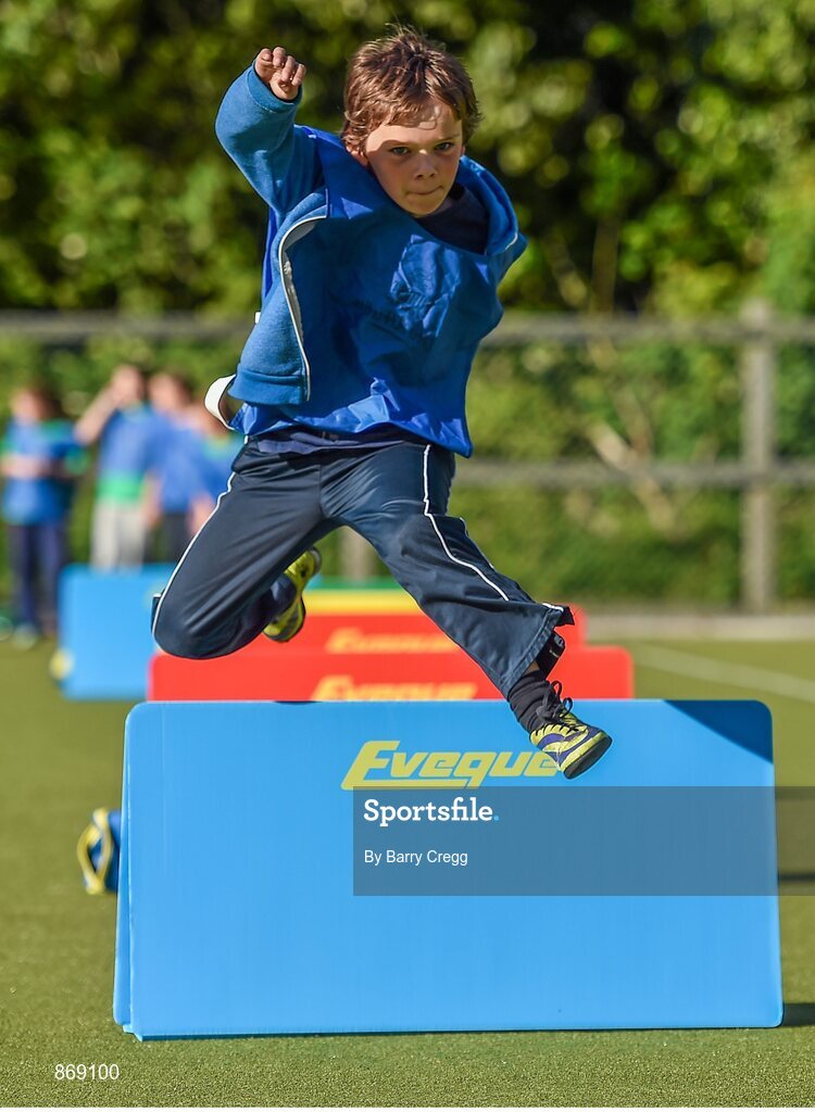 21 May 2014; Cormac Murphy, age 9, from Raheny, Dublin, in attendance at a Forest Feast Little Athletics Jamboree. Manor House School, Raheny, Dublin. Picture credit: Barry Cregg / SPORTSFILE