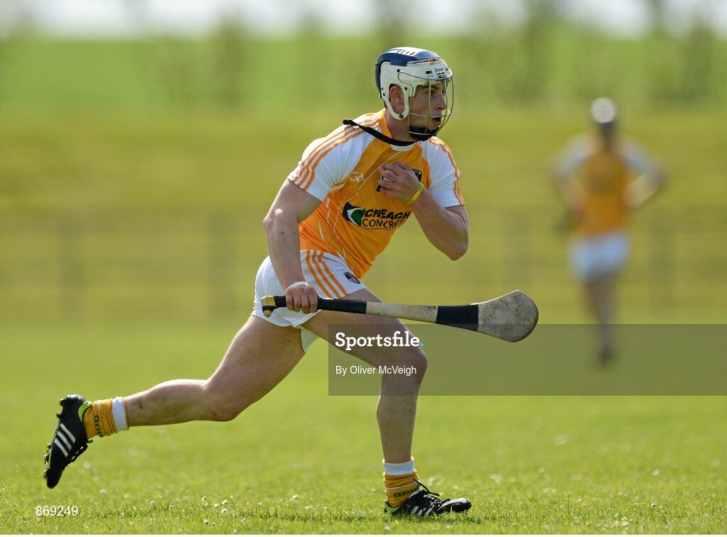 11 May 2014; Conor Johnston, Antrim. GAA All-Ireland Senior Hurling Championship Qualifier Group, Round 3, Antrim v London, Ballycastle, Co. Antrim. Picture credit: Oliver McVeigh / SPORTSFILE