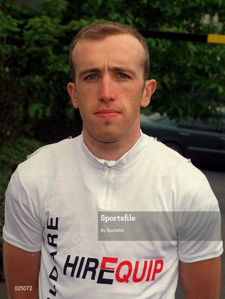 20 May 1999; Andrew Meehan of Kildare prior to racing on Stage 6 of the FBD Milk Rás in Donegal Town in Donegal. Photo by Sportsfile