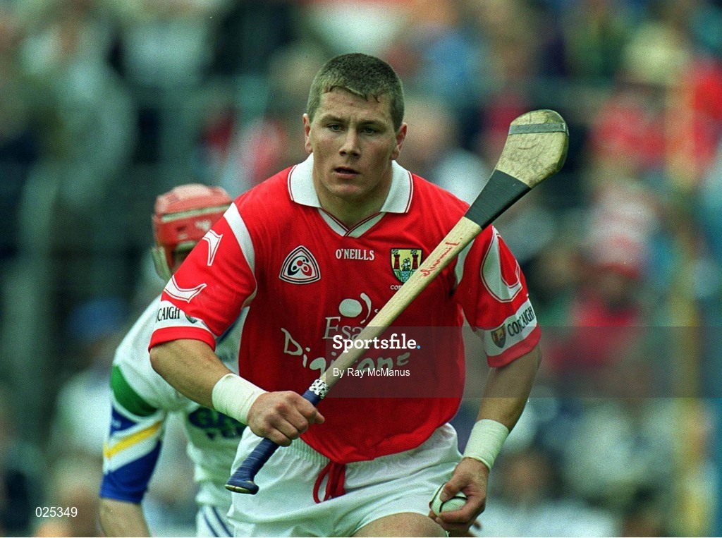 13 June 1999; Diarmuid O'Sullivan of Cork during the Munster Senior Hurling Championship Semi-Final match between Cork and Waterford at Semple Stadium in Thurles, Tipperary. Photo by Ray McManus/Sportsfile