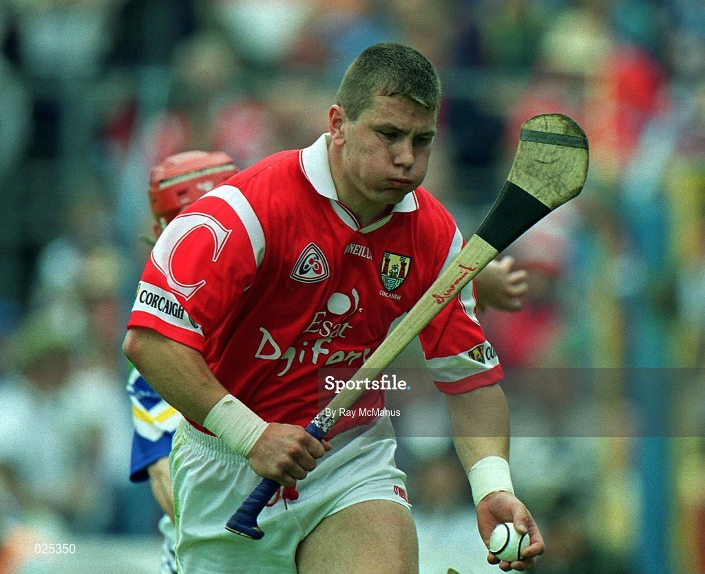13 June 1999; Diarmuid O'Sullivan of Cork during the Munster Senior Hurling Championship Semi-Final match between Cork and Waterford at Semple Stadium in Thurles, Tipperary. Photo by Ray McManus/Sportsfile