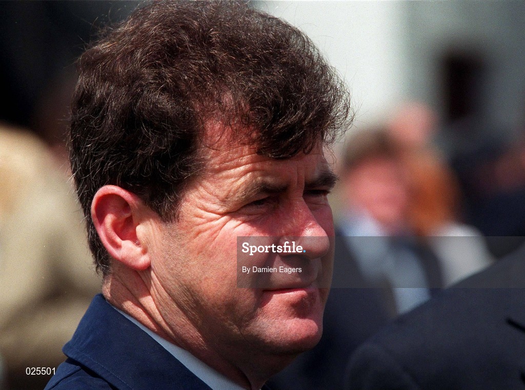 27 June 1999; Owner J.P McManus at The Curragh Racecourse in Newbridge, Kildare. Photo by Damien Eagers/Sportsfile